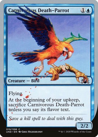 Carnivorous Death-Parrot [Unsanctioned] | Mega City Incorporated