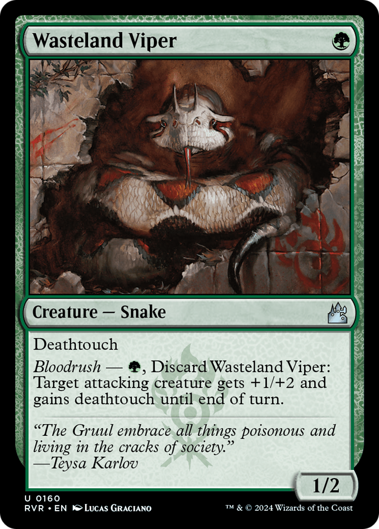 Wasteland Viper [Ravnica Remastered] | Mega City Incorporated