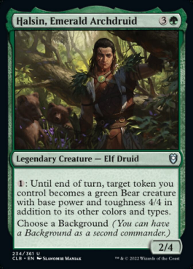 Halsin, Emerald Archdruid [Commander Legends: Battle for Baldur's Gate] | Mega City Incorporated