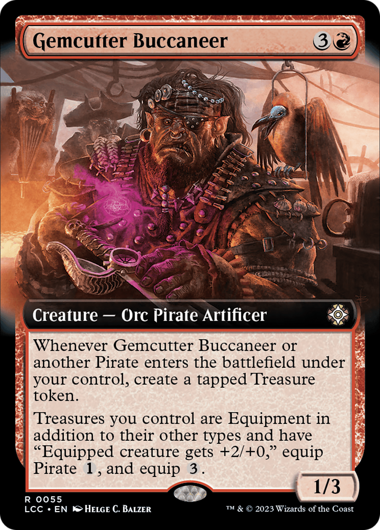 Gemcutter Buccaneer (Extended Art) [The Lost Caverns of Ixalan Commander] | Mega City Incorporated