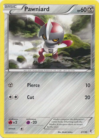 Pawniard (21/30) [XY: Trainer Kit 1 - Bisharp] | Mega City Incorporated