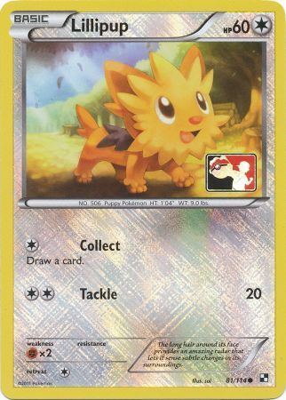 Lillipup (81/114) (League Promo) [Black & White: Base Set] | Mega City Incorporated