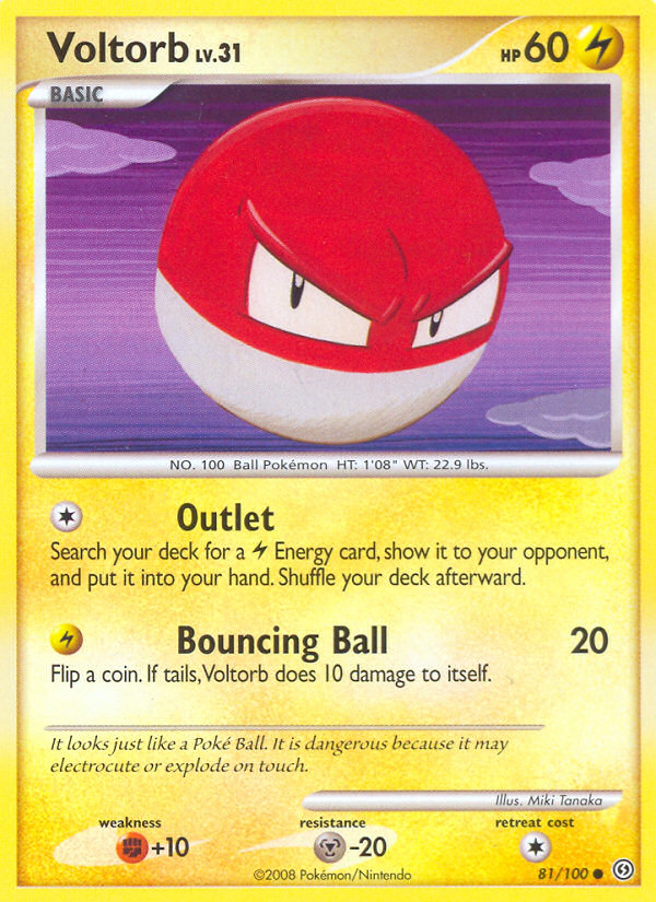 Voltorb (81/100) [Diamond & Pearl: Stormfront] | Mega City Incorporated