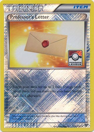 Professor's Letter (123/146) (League Promo) [XY: Base Set] | Mega City Incorporated