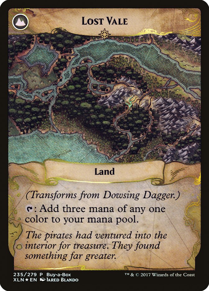 Dowsing Dagger // Lost Vale (Buy-A-Box) [Ixalan Treasure Chest] | Mega City Incorporated