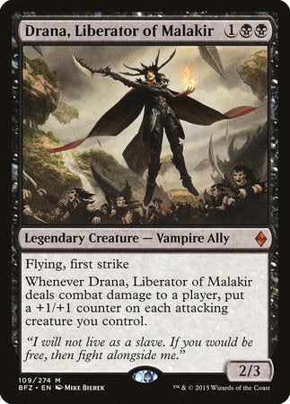 Drana, Liberator of Malakir [Battle for Zendikar] | Mega City Incorporated