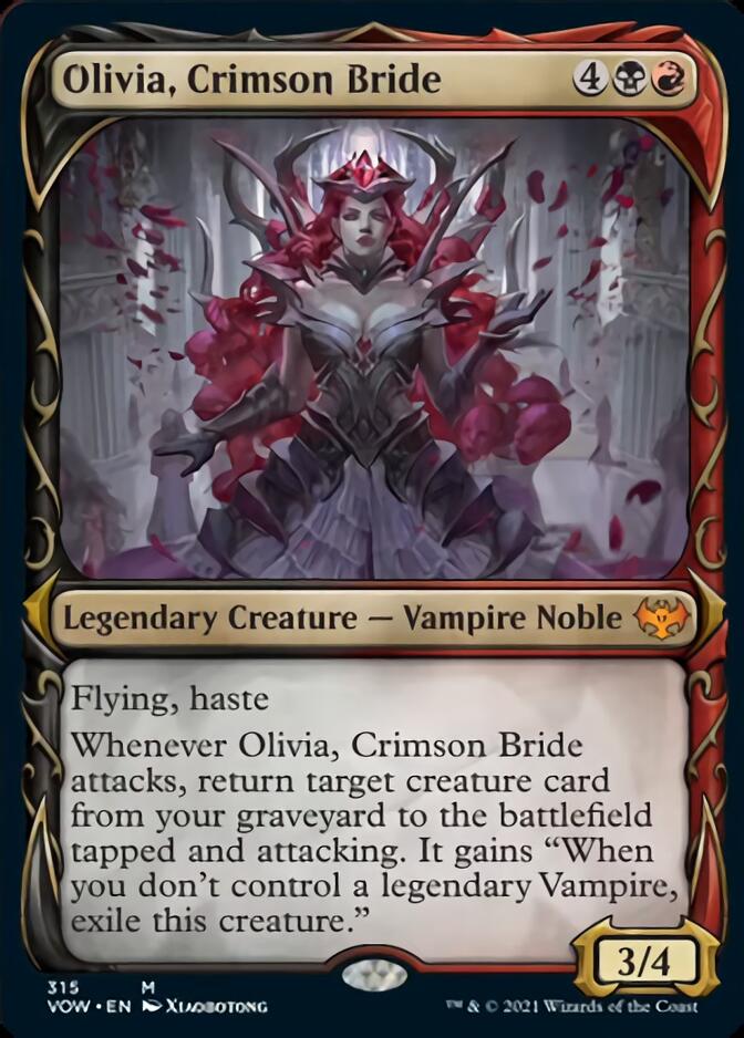 Olivia, Crimson Bride (Showcase Fang Frame) [Innistrad: Crimson Vow] | Mega City Incorporated