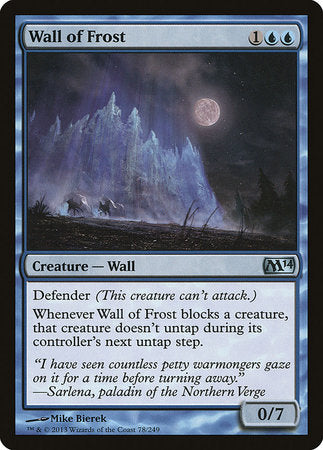 Wall of Frost [Magic 2014] | Mega City Incorporated