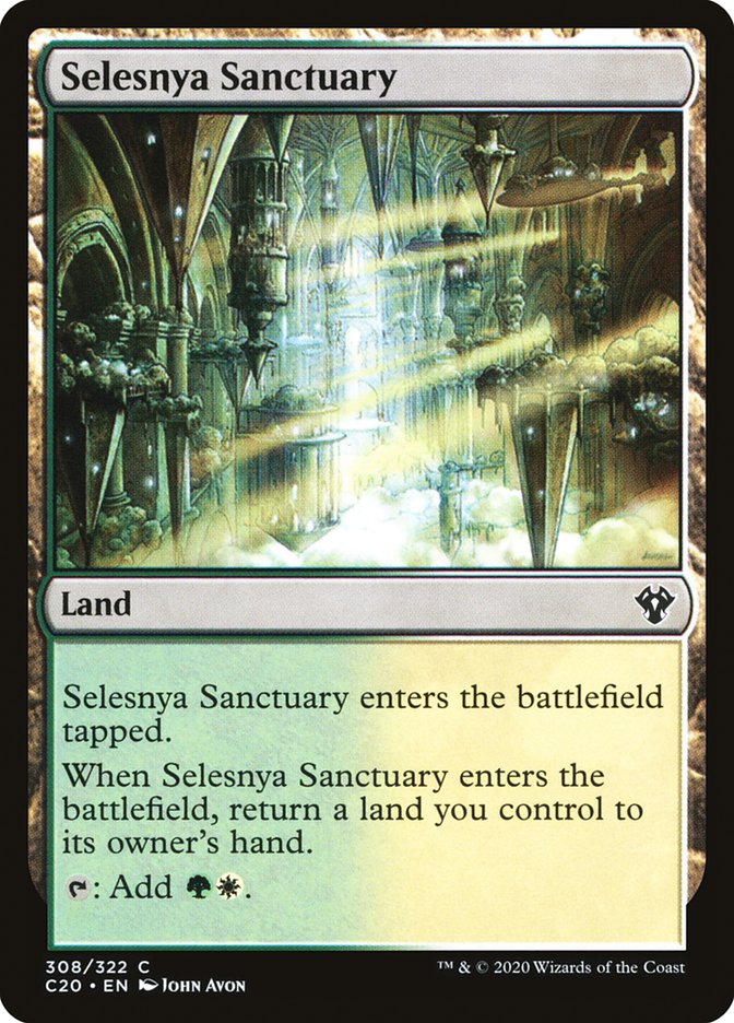 Selesnya Sanctuary [Commander 2020] | Mega City Incorporated