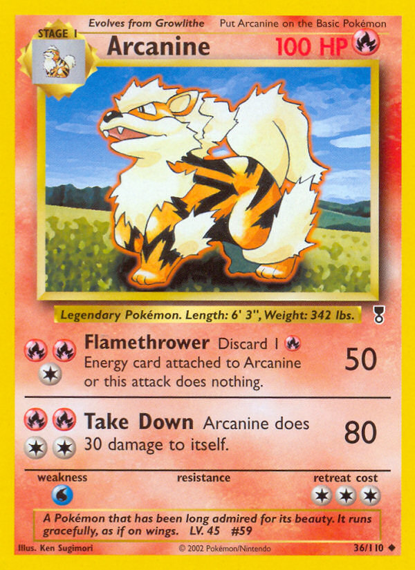 Arcanine (36/110) [Legendary Collection] | Mega City Incorporated