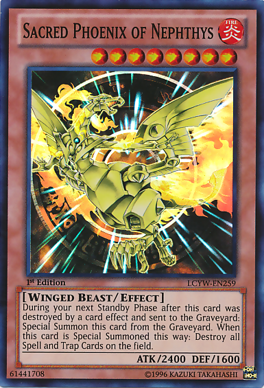 Sacred Phoenix of Nephthys [LCYW-EN259] Super Rare | Mega City Incorporated