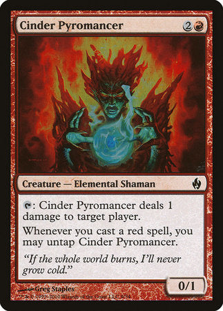 Cinder Pyromancer [Premium Deck Series: Fire and Lightning] | Mega City Incorporated