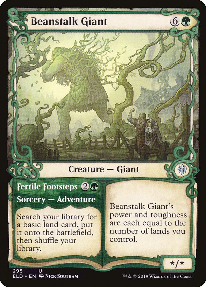 Beanstalk Giant // Fertile Footsteps (Showcase) [Throne of Eldraine] | Mega City Incorporated