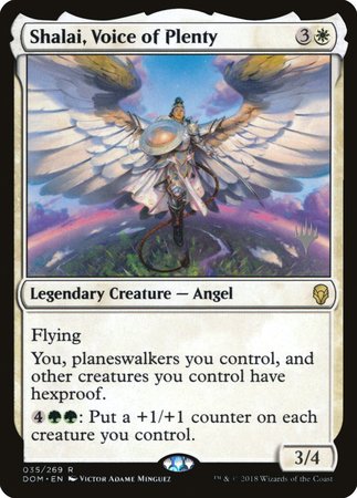 Shalai, Voice of Plenty [Dominaria Promos] | Mega City Incorporated