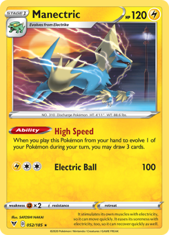 Manectric (052/185) [Sword & Shield: Vivid Voltage] | Mega City Incorporated