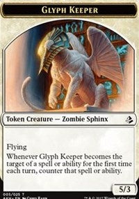 Glyph Keeper // Warrior Token [Amonkhet Tokens] | Mega City Incorporated