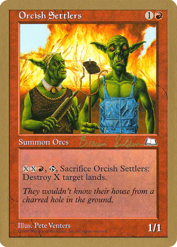 Orcish Settlers (Brian Selden) [World Championship Decks 1998] | Mega City Incorporated