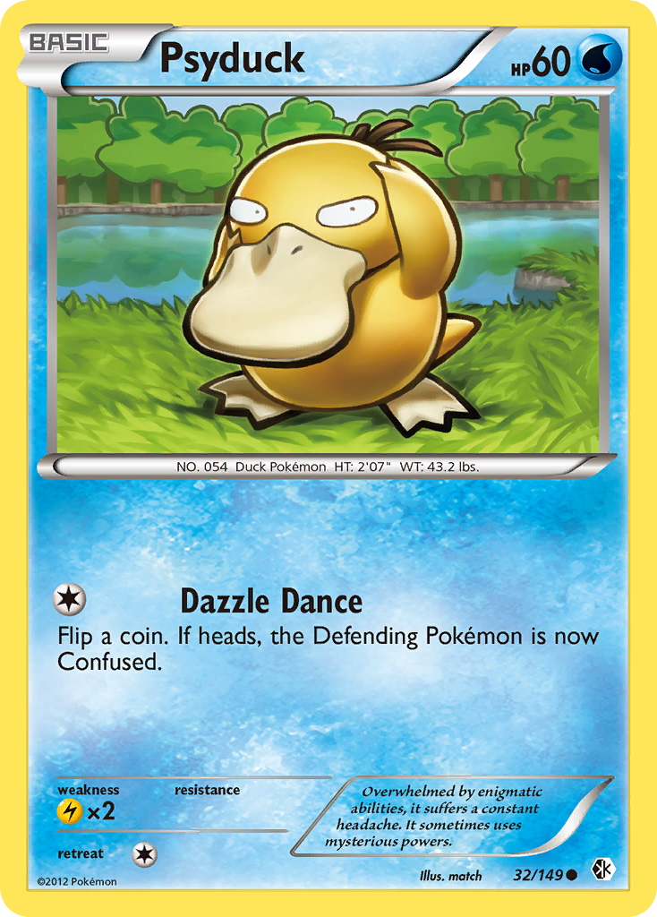 Psyduck (32/149) [Black & White: Boundaries Crossed] | Mega City Incorporated