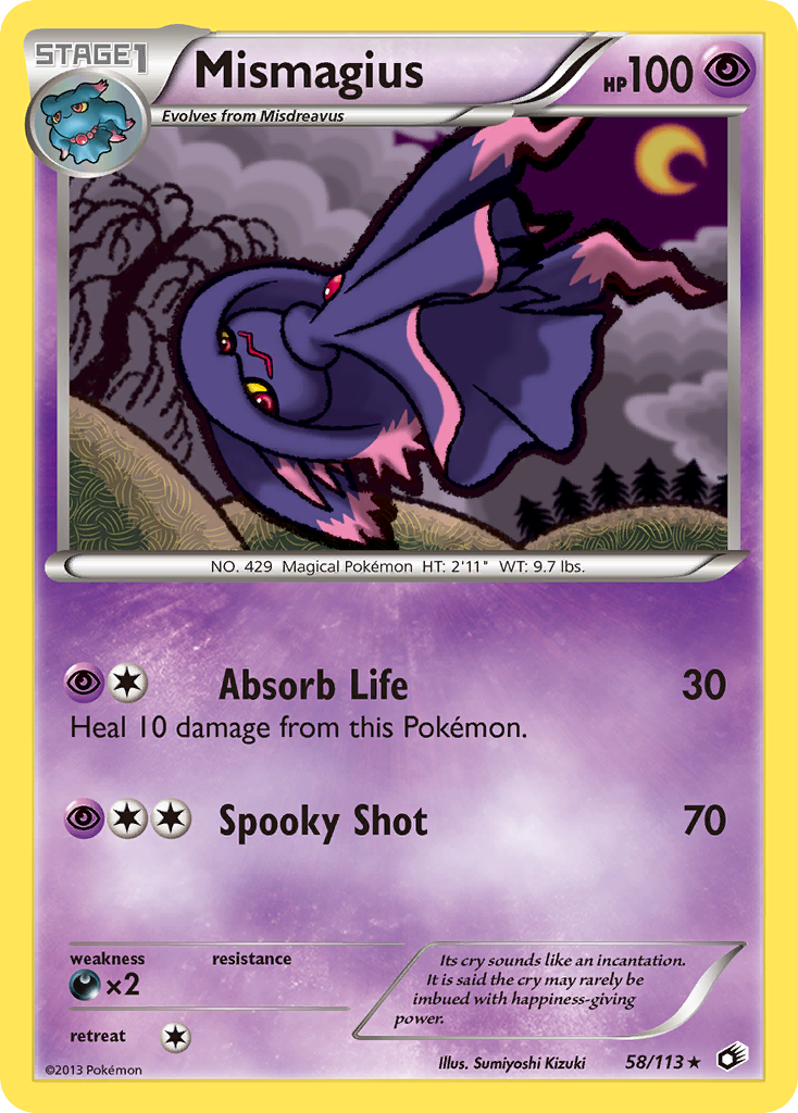 Mismagius (58/113) [Black & White: Legendary Treasures] | Mega City Incorporated