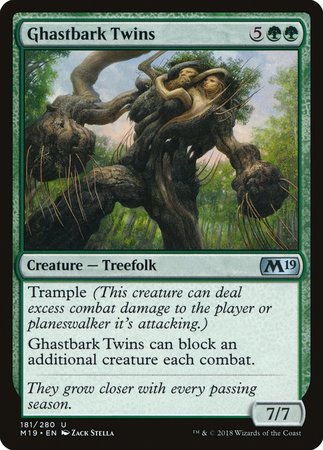 Ghastbark Twins [Core Set 2019] | Mega City Incorporated