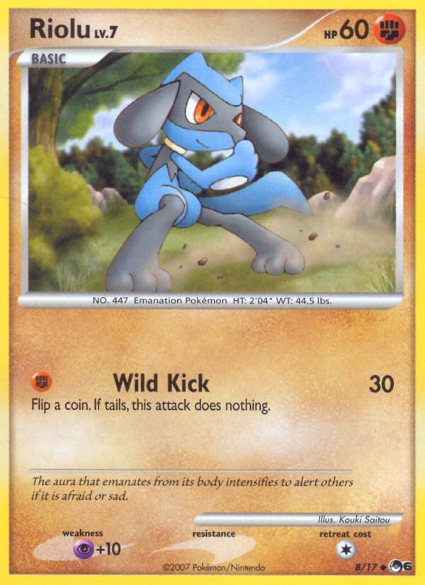 Riolu (8/17) [POP Series 6] | Mega City Incorporated