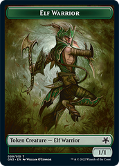 Soldier // Elf Warrior Double-Sided Token [Game Night: Free-for-All Tokens] | Mega City Incorporated