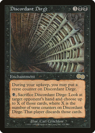 Discordant Dirge [Urza's Saga] | Mega City Incorporated