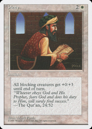 Piety [Fourth Edition] | Mega City Incorporated