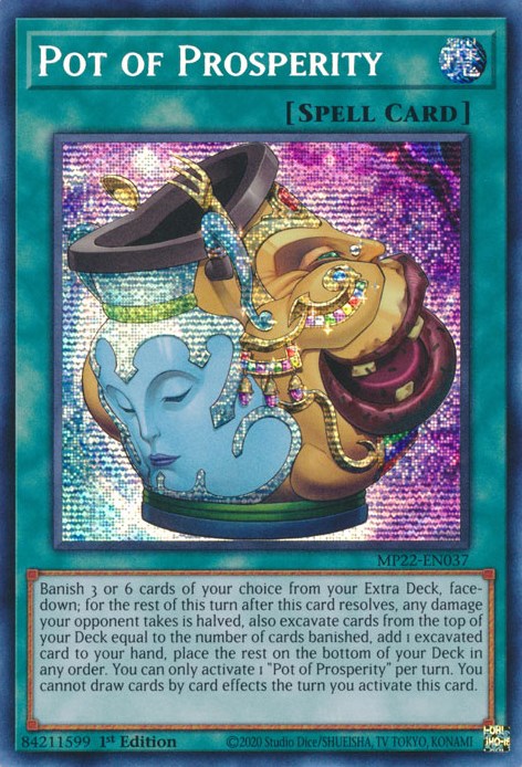 Pot of Prosperity [MP22-EN037] Prismatic Secret Rare | Mega City Incorporated