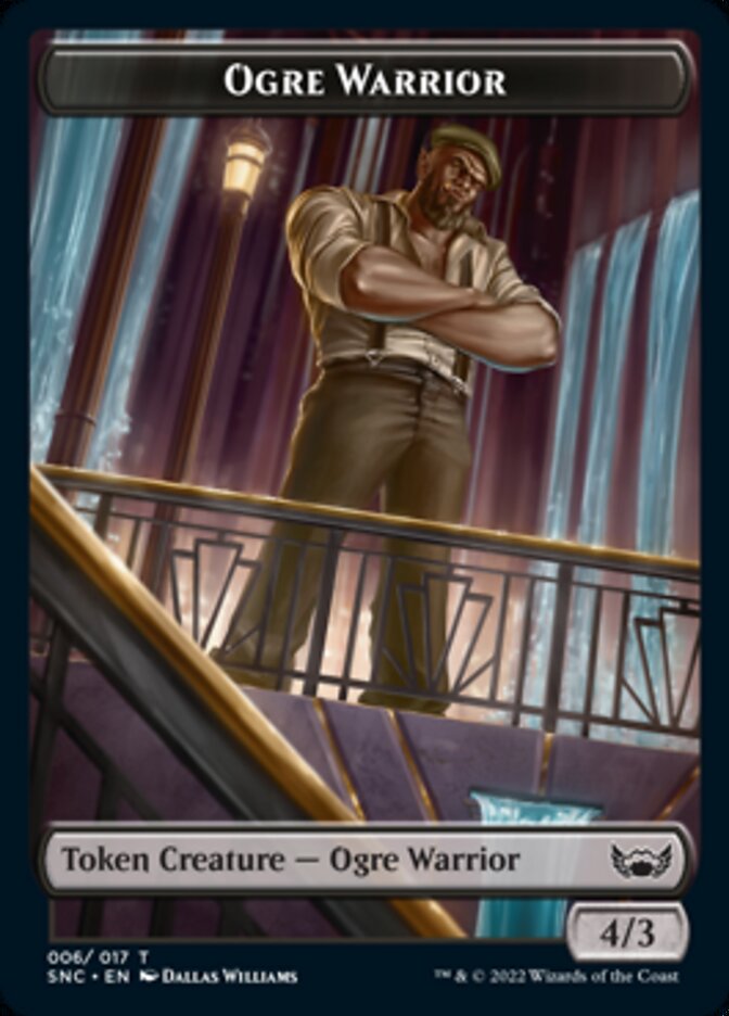 Ogre Warrior // Citizen Double-sided Token [Streets of New Capenna Tokens] | Mega City Incorporated