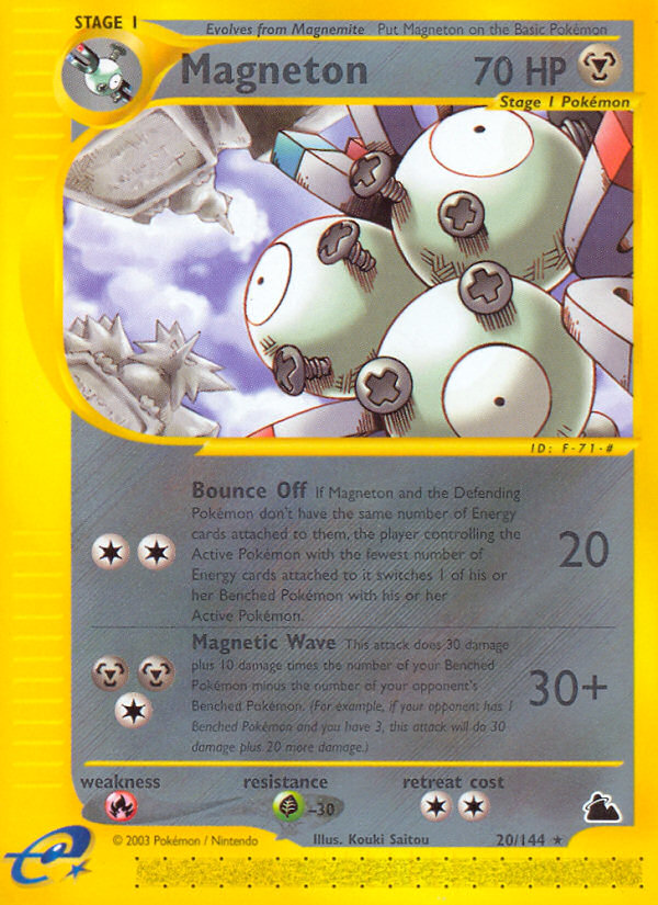 Magneton (20/144) [Skyridge] | Mega City Incorporated