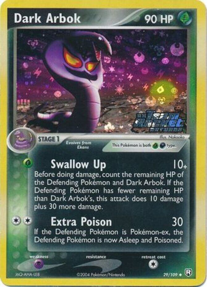 Dark Arbok (29/109) (Stamped) [EX: Team Rocket Returns] | Mega City Incorporated