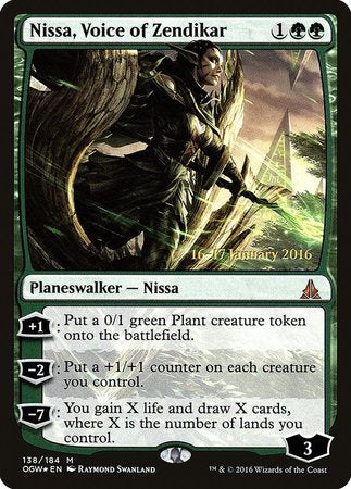 Nissa, Voice of Zendikar [Oath of the Gatewatch Promos] | Mega City Incorporated