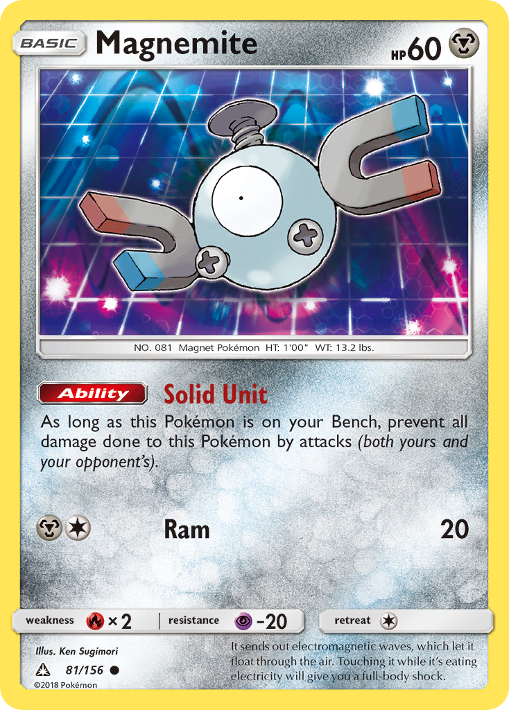 Magnemite (81/156) [Sun & Moon: Ultra Prism] | Mega City Incorporated