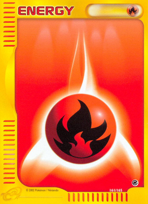 Fire Energy (161/165) [Expedition: Base Set] | Mega City Incorporated