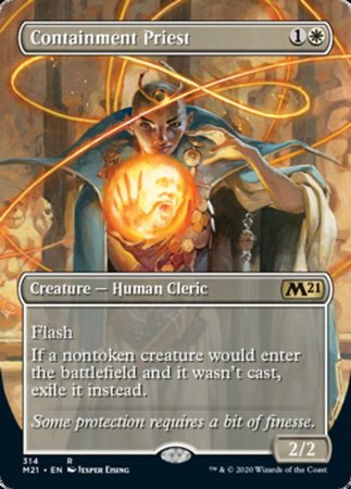 Containment Priest (Borderless) [Core Set 2021] | Mega City Incorporated