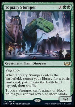 Topiary Stomper (Promo Pack) [Streets of New Capenna Promos] | Mega City Incorporated