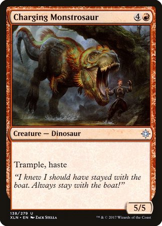 Charging Monstrosaur [Ixalan] | Mega City Incorporated