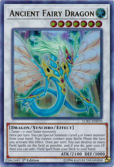 Ancient Fairy Dragon [LCKC-EN070] Ultra Rare | Mega City Incorporated