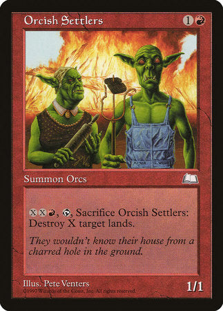 Orcish Settlers [Weatherlight] | Mega City Incorporated