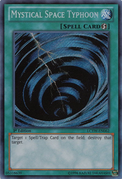 Mystical Space Typhoon [LCYW-EN062] Secret Rare | Mega City Incorporated