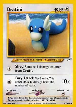 Dratini (63/105) [Neo Destiny Unlimited] | Mega City Incorporated