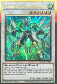 Stardust Charge Warrior [MAGO-EN029] Gold Rare | Mega City Incorporated