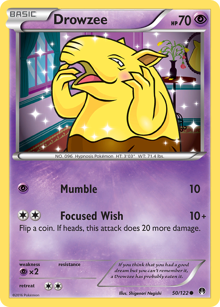 Drowzee (50/122) [XY: BREAKpoint] | Mega City Incorporated