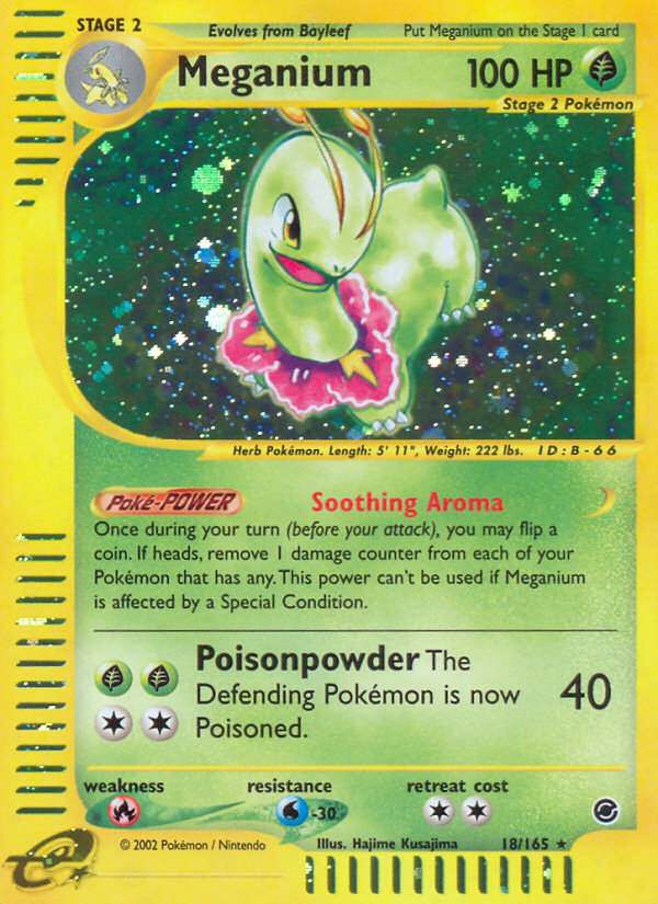 Meganium (18/165) [Expedition: Base Set] | Mega City Incorporated