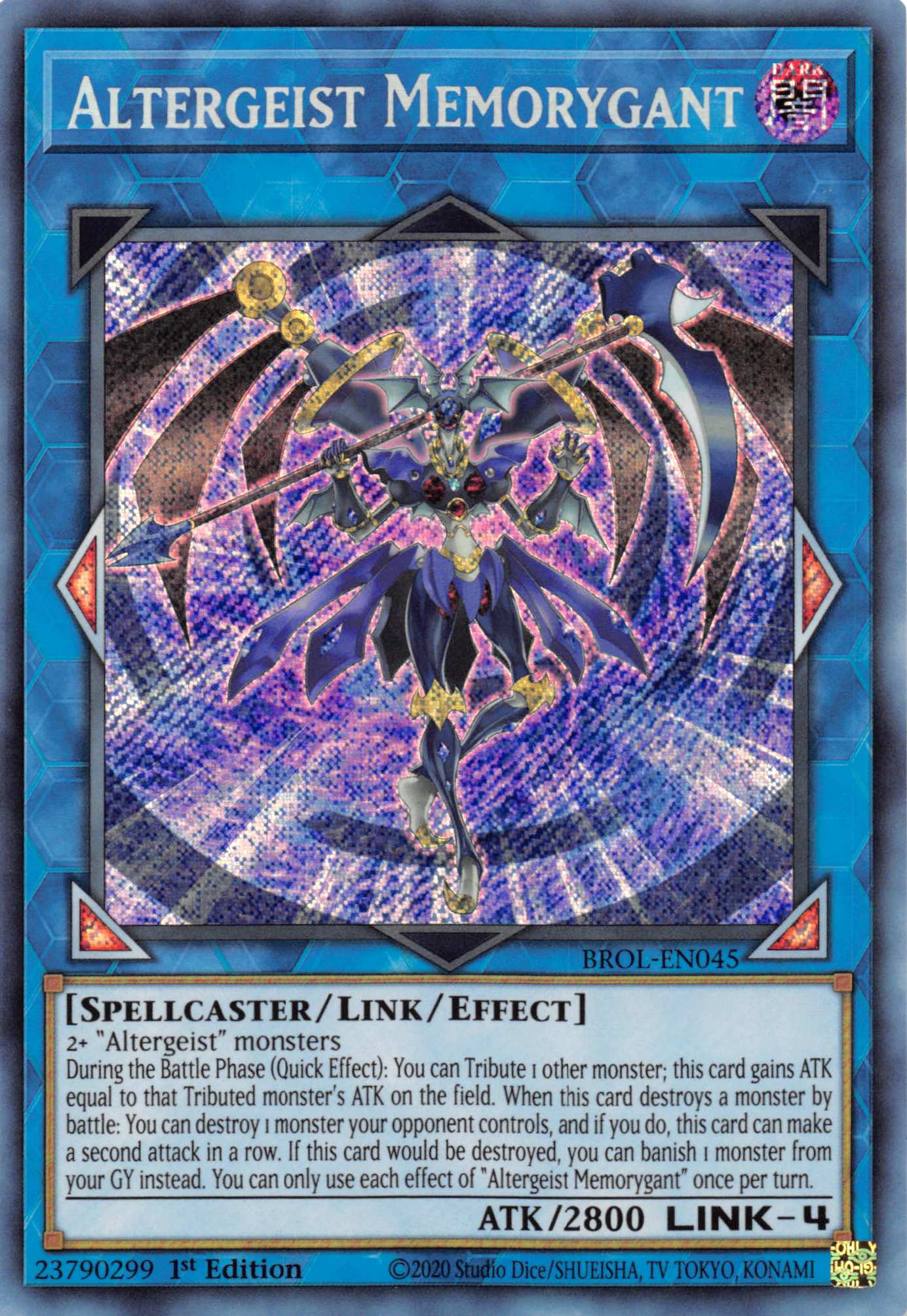 Altergeist Memorygant [BROL-EN045] Secret Rare | Mega City Incorporated