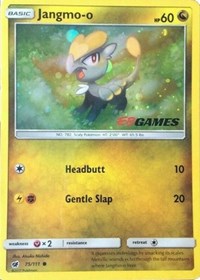 Jangmo-o (75/111) (Cosmos Holo) (EB Games Promo) [Sun & Moon: Crimson Invasion] | Mega City Incorporated