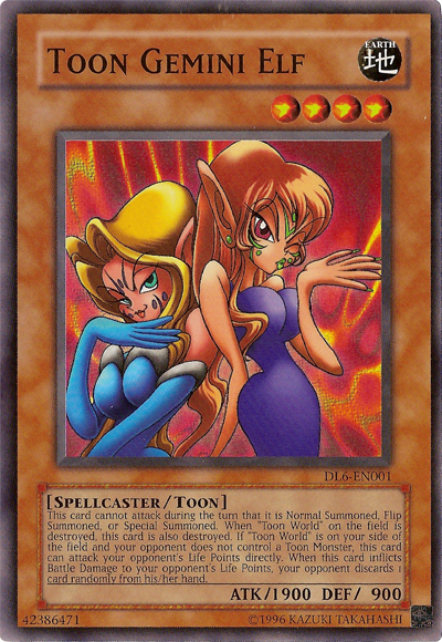 Toon Gemini Elf [DL6-EN001] Super Rare | Mega City Incorporated