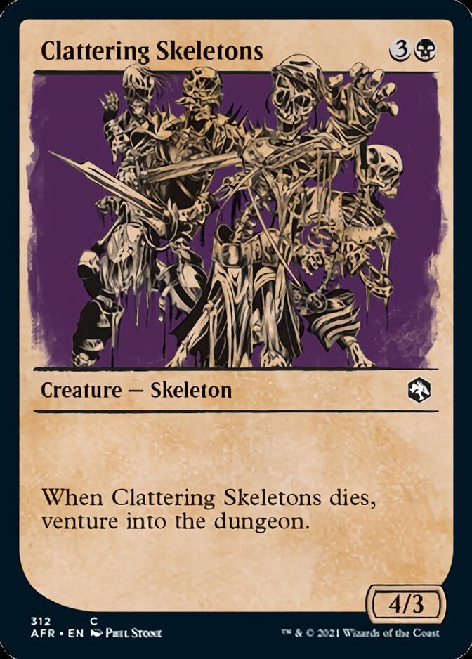 Clattering Skeletons (Showcase) [Dungeons & Dragons: Adventures in the Forgotten Realms] | Mega City Incorporated