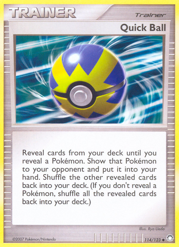 Quick Ball (114/123) [Diamond & Pearl: Mysterious Treasures] | Mega City Incorporated